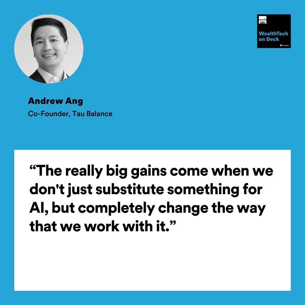 WealthTech on Deck podcast with Andrew Ang